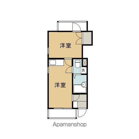 プラセール中野第一(1DK/3階)の間取り写真