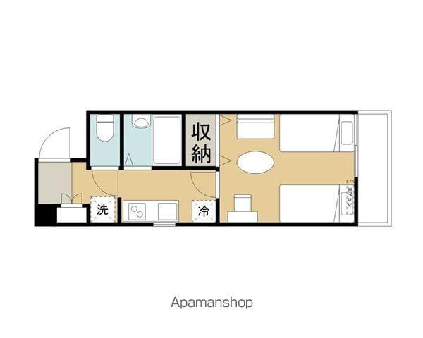 オーサム前島(1K/5階)の間取り写真