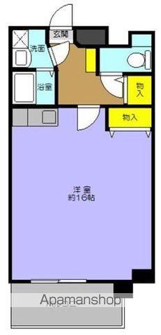 アパートメントFUSSAGE(ワンルーム/2階)の間取り写真