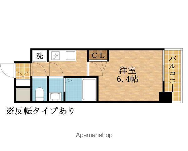 ALIVIS都島北通(1K/5階)の間取り写真