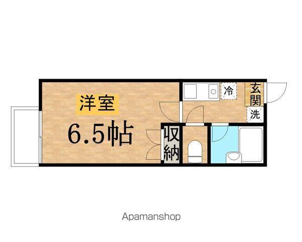 ハイツ向の岡 2階階 間取り