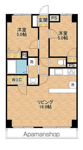 コーポNOZAWA(2LDK/2階)の間取り写真