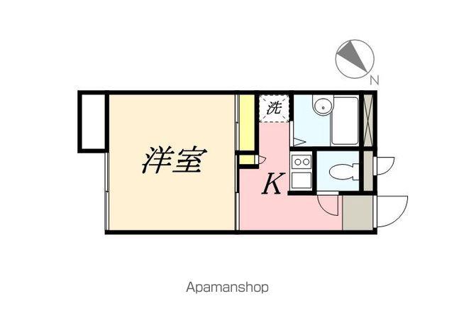 レオパレス立花寺Ⅱ(1K/2階)の間取り写真