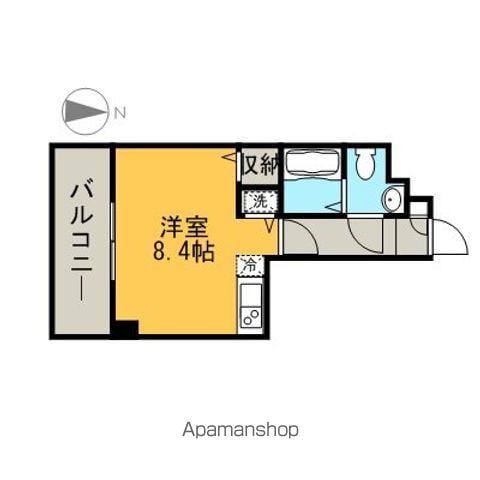 リベール名駅南(ワンルーム/6階)の間取り写真