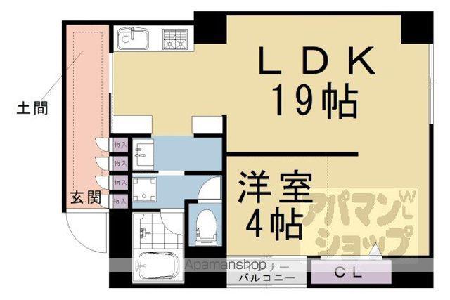 A-TERRACE(1LDK/2階)の間取り写真