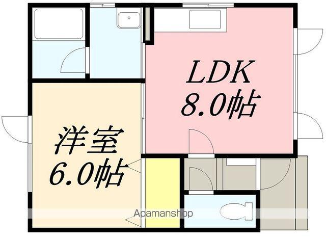FREE MAISON DEUX(1LDK/1階)の間取り写真