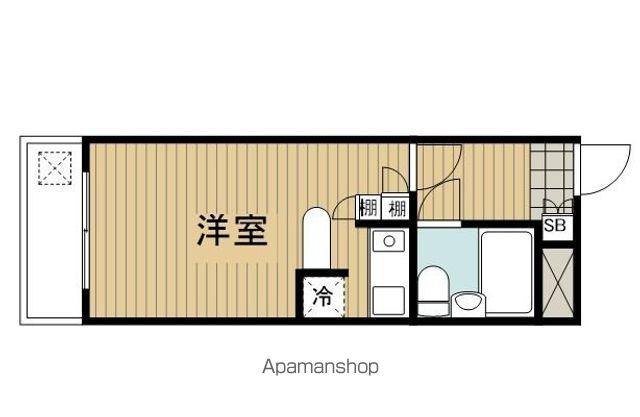 ワコーレ荻窪ミモザ館(ワンルーム/2階)の間取り写真