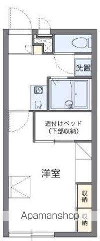 レオパレスTAKESHIRO(1K/1階)の間取り写真