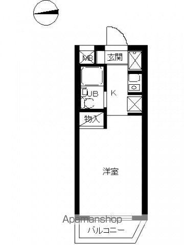 スカイコートよみうりランド(ワンルーム/3階)の間取り写真