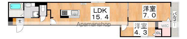 グランジュテⅡ(2LDK/3階)の間取り写真