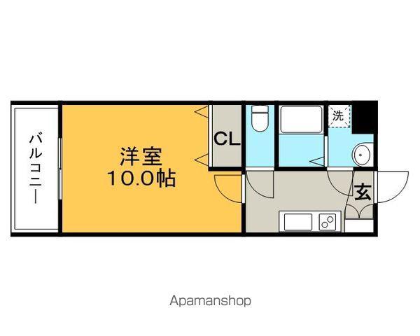 サニーハイツ一番館(1K/3階)の間取り写真