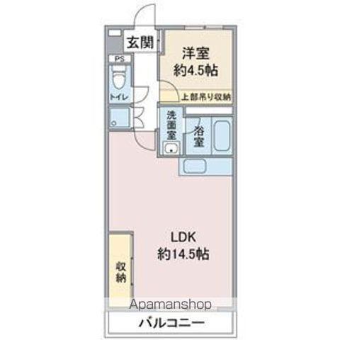 レジデンス南川(1LDK/9階)の間取り写真