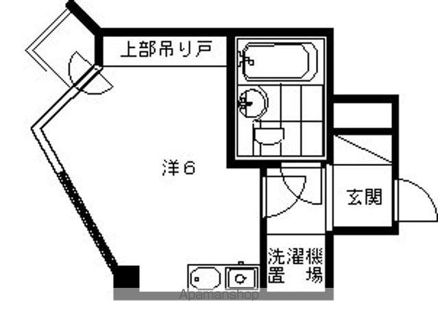 クリオ円山公園壱番館(ワンルーム/2階)の間取り写真