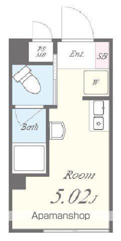 リージェンシー上板橋(ワンルーム/1階)の間取り写真