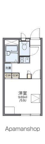 レオパレスSOLEIL(1K/2階)の間取り写真