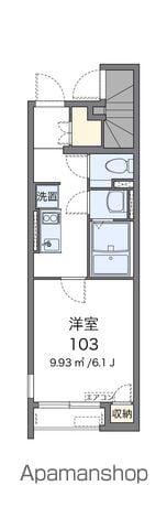 クレイノめぐみ(1K/1階)の間取り写真