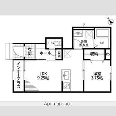 リーブルファイン則武Ⅱ(1LDK/1階)の間取り写真