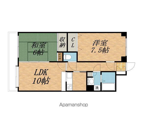 ライトコート青山(2LDK/3階)の間取り写真