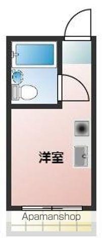 M-CITY恒久(ワンルーム/6階)の間取り写真