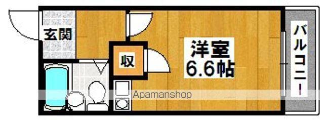 サンロード白鷺(ワンルーム/3階)の間取り写真