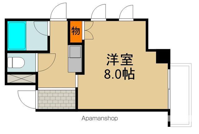 扇商事マンション(1K/5階)の間取り写真