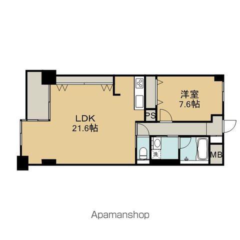 イーグルヘッド橦木(1LDK/11階)の間取り写真