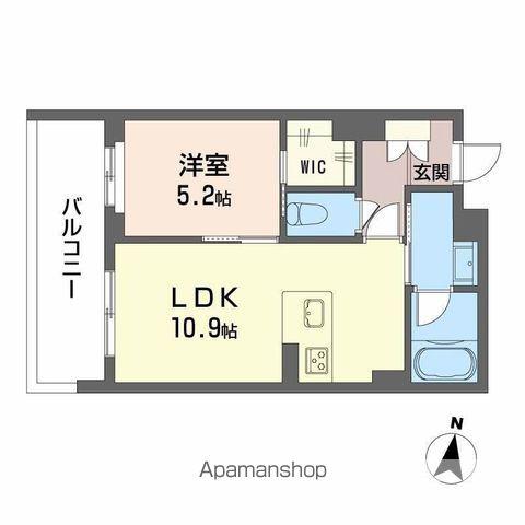 シャーメゾン神宮参道(1LDK/3階)の間取り写真