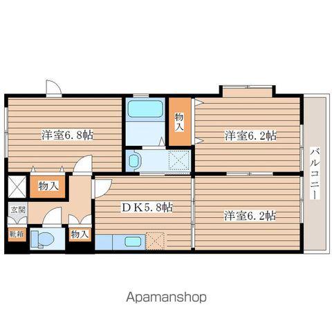 フィリオ泉中央(3DK/3階)の間取り写真