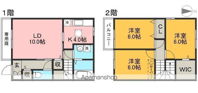 ローズコート高埇(3LDK)の間取り写真