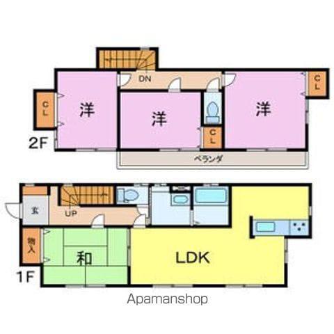 名鉄常滑線 常滑駅 徒歩32分 2階建 築16年(4LDK)の間取り写真
