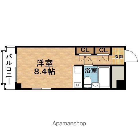 SEIWA PALACE福島(ワンルーム/1階)の間取り写真