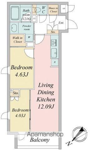 LIVE CASA 文京千石Ⅰ(2LDK/3階)の間取り写真