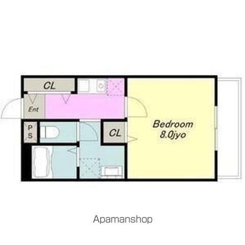 レジデンス千代田(1K/3階)の間取り写真