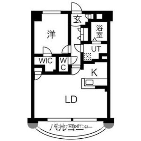 さくらHILLSYAGOTO(1LDK/2階)の間取り写真