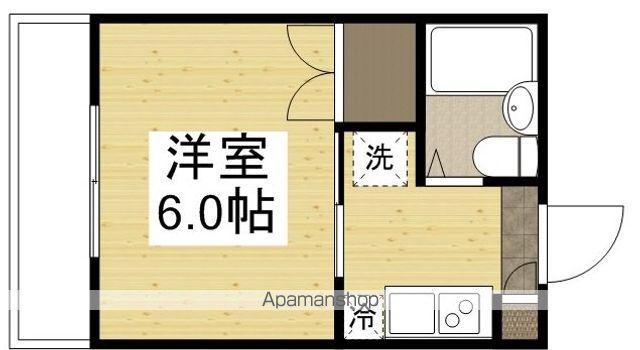 プレアール原尾島(1K/3階)の間取り写真