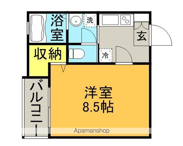 リブレアエムアールⅡ(1K/1階)の間取り写真