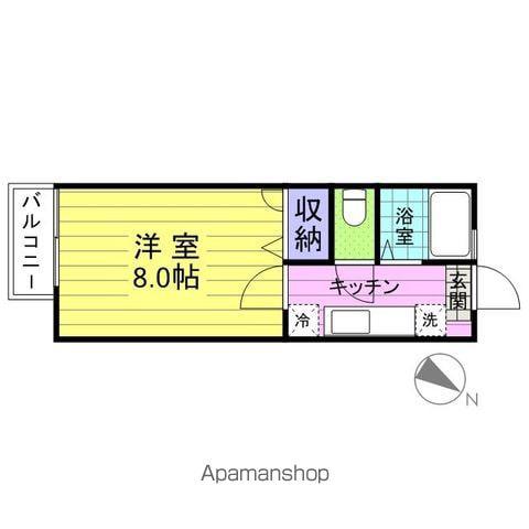 310ハイツ(1K/2階)の間取り写真