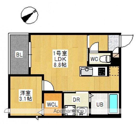 REGALEST VILLA 西川口 REGALEST 西(1LDK/2階)の間取り写真