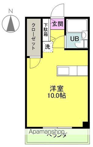 ナイスビルドⅡ(ワンルーム/3階)の間取り写真
