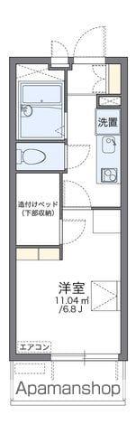 レオパレス平安(1K/3階)の間取り写真