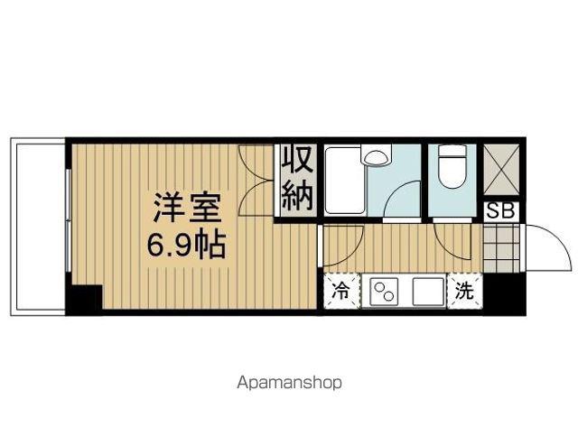 グランヴァン阿佐ヶ谷Ⅱ(1K/2階)の間取り写真