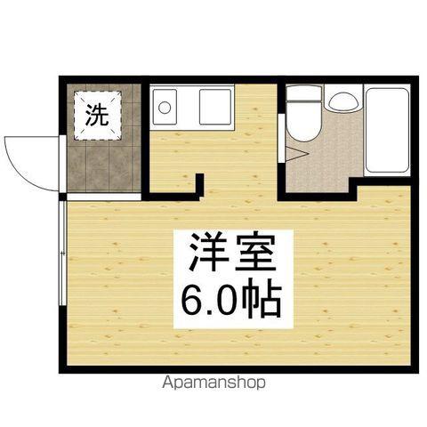 カサボニータ(ワンルーム/3階)の間取り写真