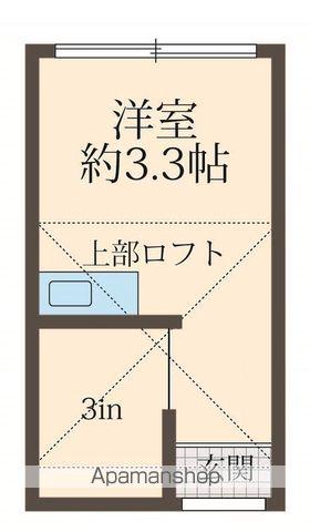 ラフィーユマルナンB棟(ワンルーム/2階)の間取り写真