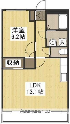 プロニティーピア(1LDK/1階)の間取り写真