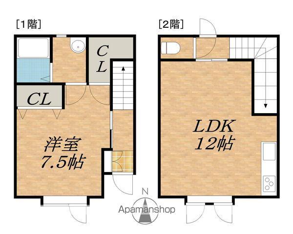 CUORE(1LDK)の間取り写真
