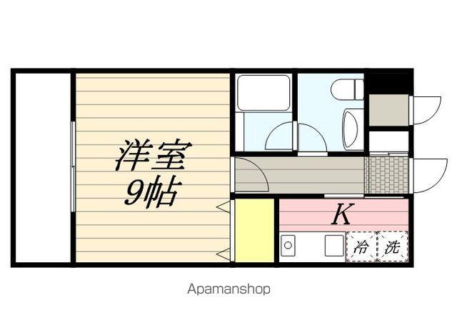 ピュアドームグレース博多(1K/10階)の間取り写真