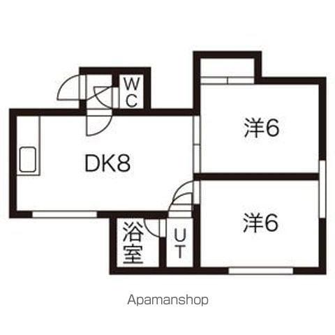ダイヤフレンド平岡(2LDK/1階)の間取り写真