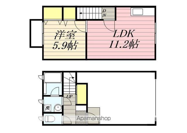 AUTORIMESSA(1LDK/2階)の間取り写真