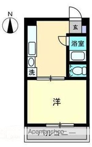 RAFFLES EXCELLENT(1DK/2階)の間取り写真