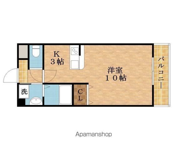 HR・FRONT REGAL野江駅前(ワンルーム/6階)の間取り写真
